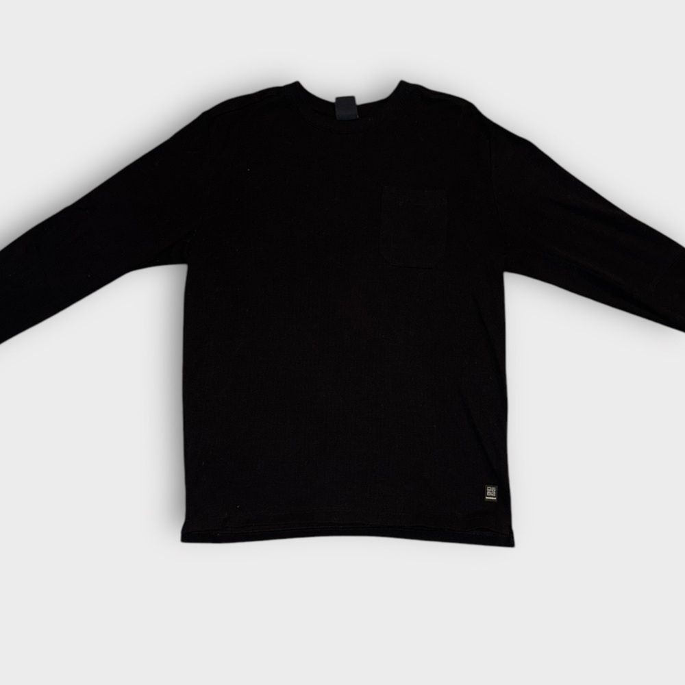 Men’s ‘BeardedGoat’ Waffle Knit Long-sleeve crew neck